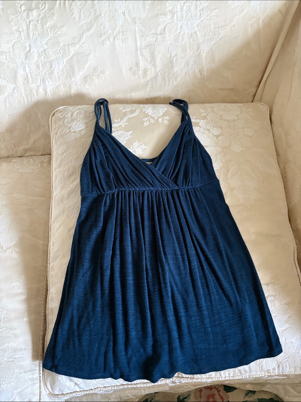 Ella Moss Navy Sleeveless V-Neck Camisole